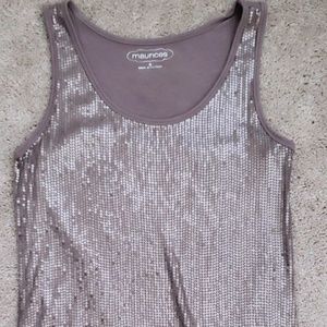 Maurice's sequined Tank